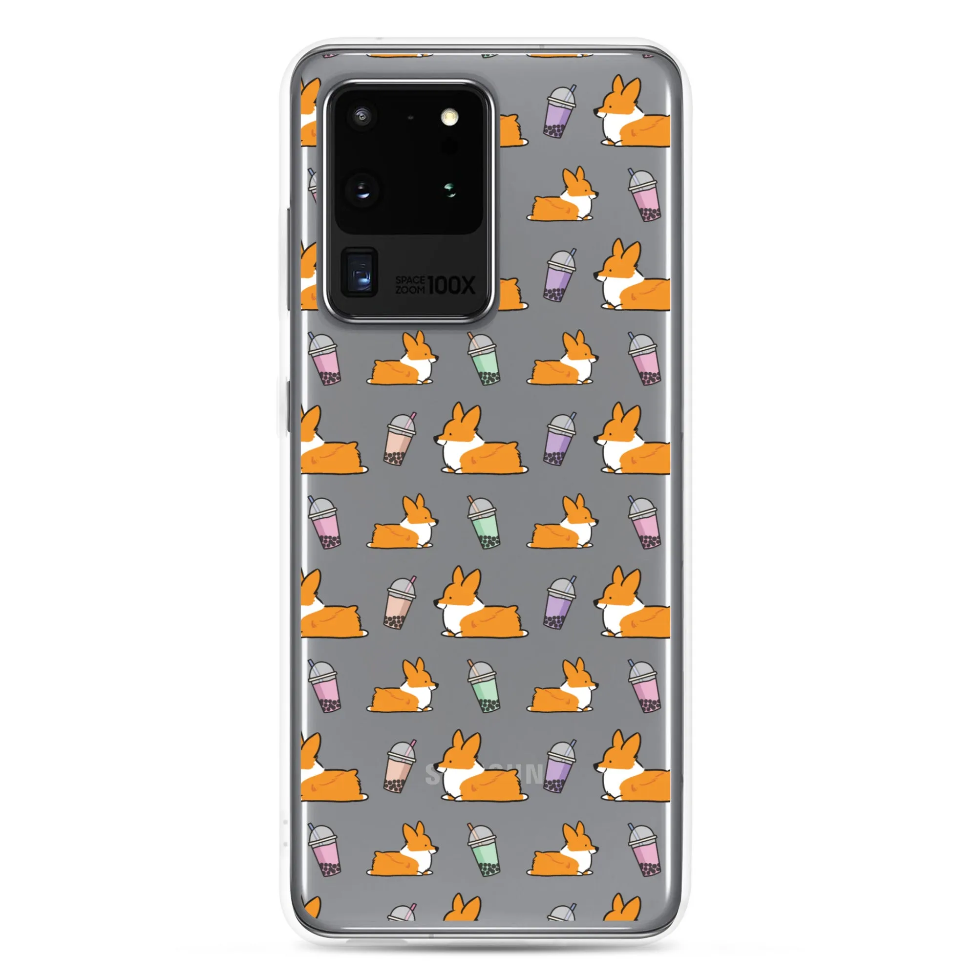 "Bubble Tea Corgis" Samsung Phone Case