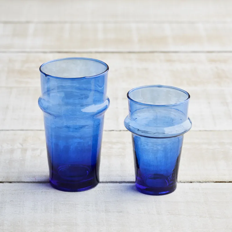 Tea Glasses - Cobalt Blue - 2 sizes