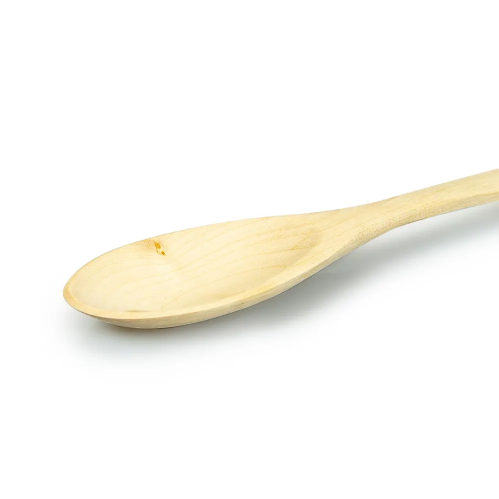 The Essential Ingredient Maple Wood Vegetable Spoon