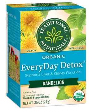 Traditional Medicinals Everyday Detox with Dandelion Tea (16 Bags)