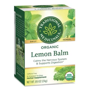 Traditional Medicinals Lemon Balm Tea (16 Bags)