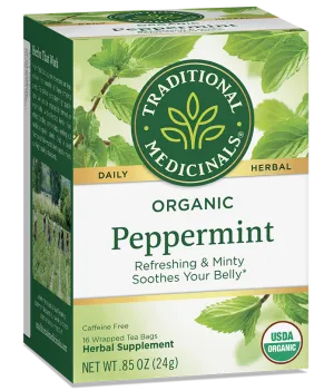 Traditional Medicinals Peppermint Tea (16 Bags)